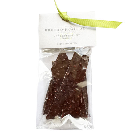 Bruchschokolade - Zartbitter Mandelkrokant